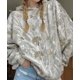 thumbnail image 1 of Sudadera con capucha deportiva de gran tamaño con estampado de hojas de arce y bolsillos para mujer nueva de otoño, 1 of 5