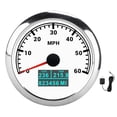 thumbnail image 2 of GPS Speed Gauge, Waterproof Dustproof 9-30V DC ABS + Stainless Steel Pointer Tachometer  for Trunks for Cars for Boats, 2 of 8