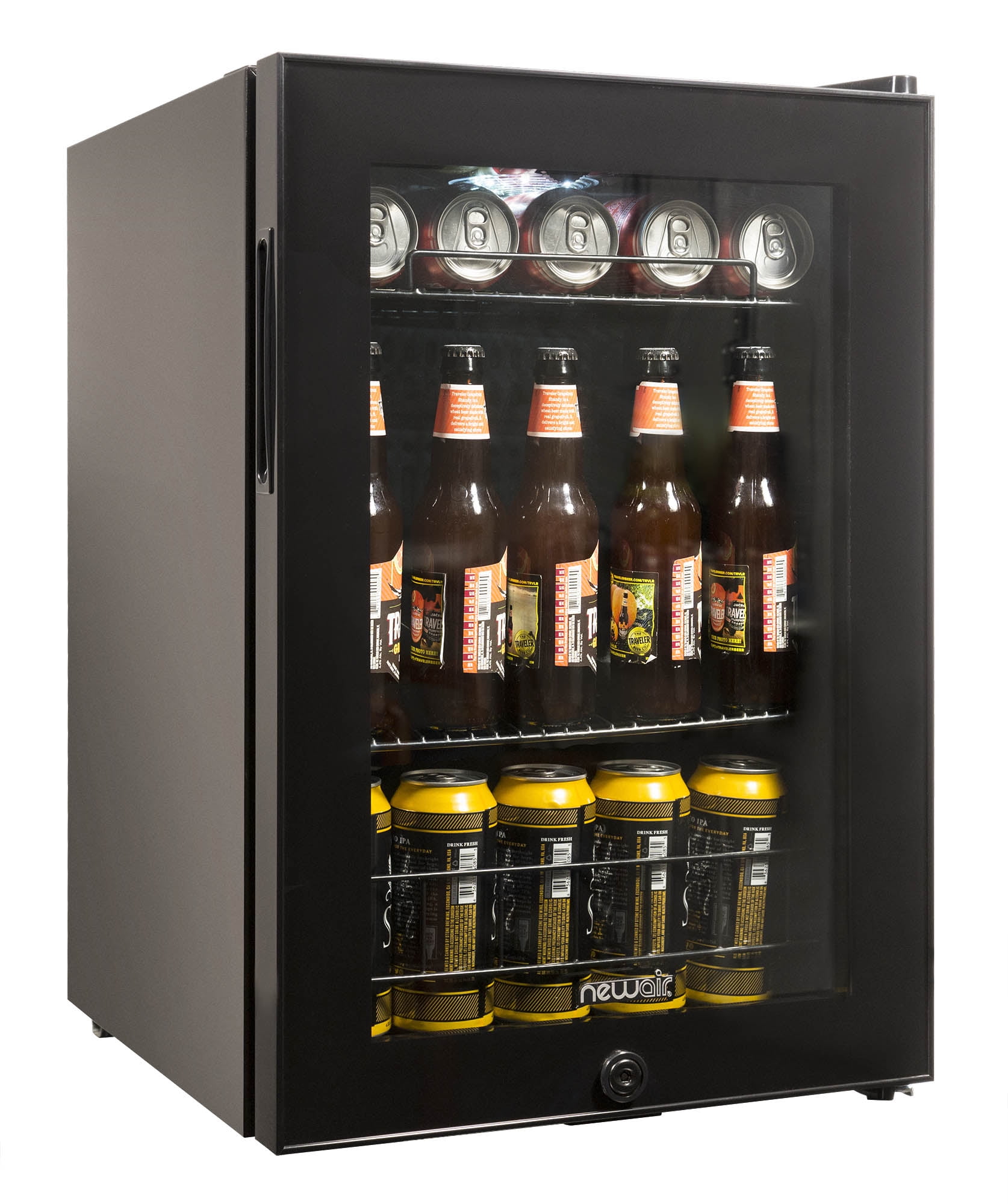 NewAir AB-850B Beverage Cooler and Refrigerator, Small Mini Fridge with ...