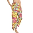 thumbnail image 2 of Daiia Donut and Blue Women's Sleep Pant with Pockets and Drawstring,Pajama Pants-X-Large, 2 of 9