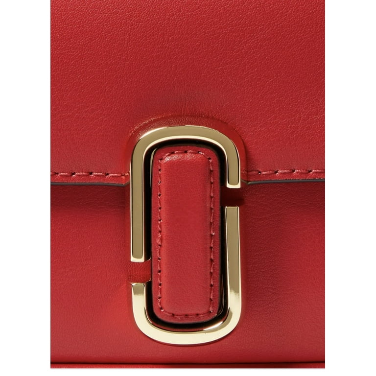 Marc Jacobs J Marc Mini True Red Shoulder Bag with Logo