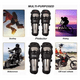 thumbnail image 2 of Juego Par De Rodilleras Y Coderas  Bloosom Motociclista Protección Metalica Negro, 2 of 4