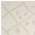 thumbnail image 2 of SAFAVIEH Sparta Francine Geometric Polyester Shag Area Rug, Ivory/Beige, 4' x 6', 2 of 3