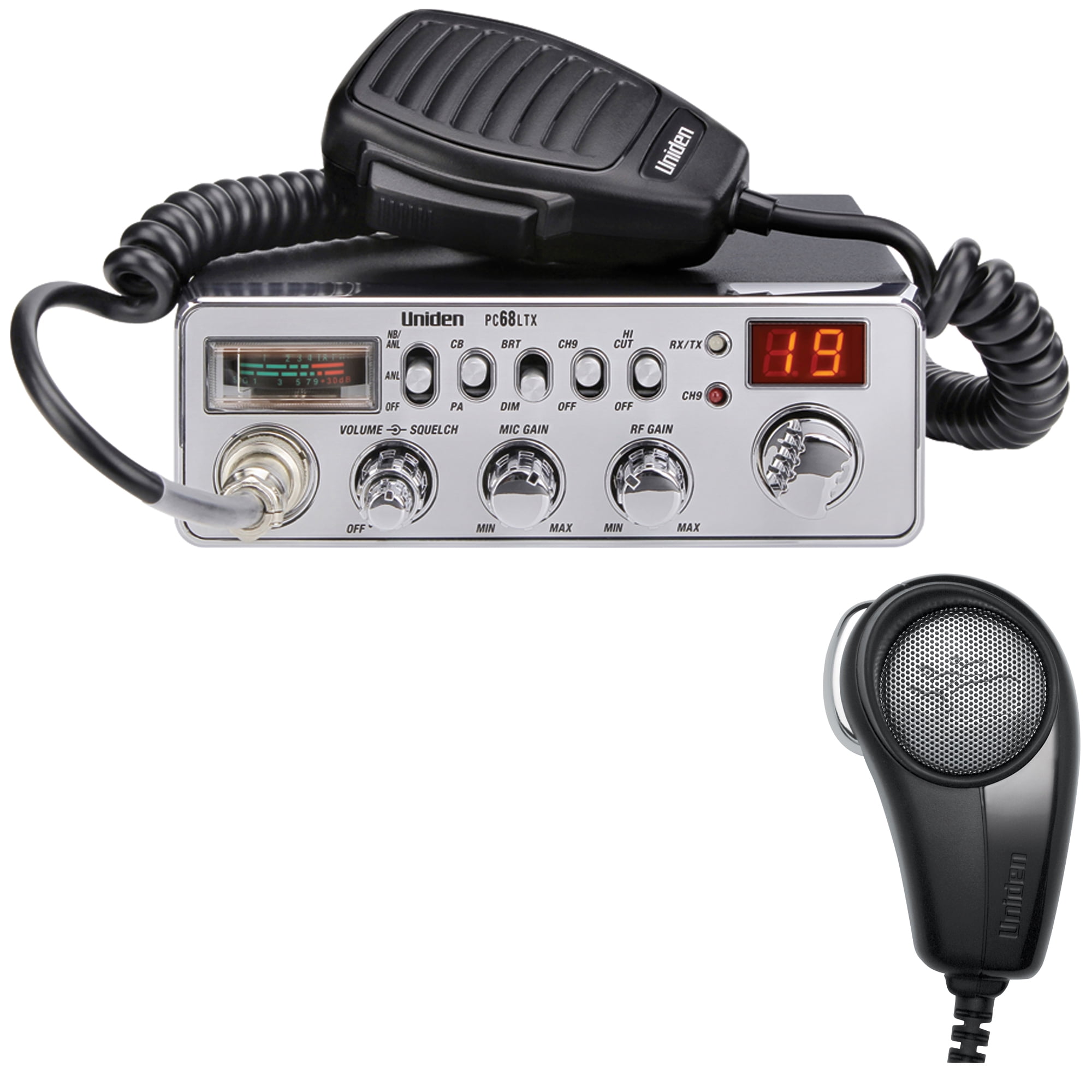 Uniden PC78LTX 40Channel CB Radio (With SWR Meter) & BC646 Accessory