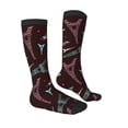 thumbnail image 4 of Lsque Eiffel Tower Printed Crew Socks Men's Women's LightWeight Thin Casual Calf Socks ,Knee High Socks,Cotton Socks, 4 of 9