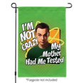 thumbnail image 2 of Big Bang Theory Sheldon Cooper I'm Not Crazy Garden Yard Flag, 2 of 4