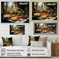 thumbnail image 4 of Designart "Flavorful Cuban Cuisine III" Food & Beverage Floater Framed Wall Art Living Room, 4 of 7