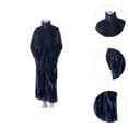 thumbnail image 2 of GUOOL Wearable Blanket Sweatshirt Homewear Winter Loungewear Zipper Lounger Robe Men, 2 of 9