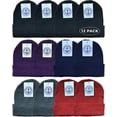 thumbnail image 3 of Yacht & Smith Wholesale Beanies , Bulk Thermal Winter Solid Hat (12 Packs Adults Assorted Solid Beanies), 3 of 3