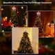 thumbnail image 4 of Adorno para árbol de Navidad, ratán, natural, con 50 luces LED, 4 of 7