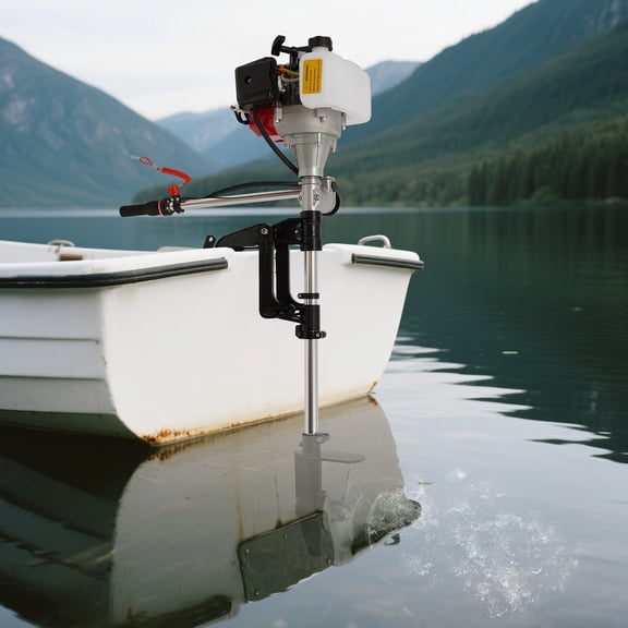 Outboard Boat Engine Motor For All Kinds of Small Boats 2 Stroke 2.3 HP 52CC  Outboard Motor