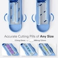 thumbnail image 3 of WJCA Professional Adjustable Pill Cutter with Safety Cover, Precisely Splits Multiple Small Tiny Tablets, Easy-Dose Design, Purple, 3 of 7