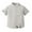 Gray, variant on Boys Hawaii Shirt Cool Summer Casual Blouse Short Sleeve Button Down Tops Size 3-8T Gray 4 Years