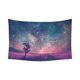 thumbnail image 1 of ABPHQTO Night Sky Lonely Tree Tapiz Colgante de pared Galaxy Nebulosa Estrellas Espacio exterior Celestial Decoración de pared Arte para sala de estar Dormitorio Dormitorio 150x228 cm ABPHQTO QB-Interest24-90x60, 1 of 1
