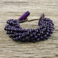 thumbnail image 3 of NOVICA Wood torsade bracelet, 'Nan Belle', 3 of 5