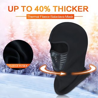 Balaclava Ski Mask, Water Resistant and Windproof Fleece  display picture 1