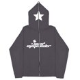 thumbnail image 1 of Sudaderas oscuras europeas y americanas para hombre y mujer, sudaderas con capucha góticas para parejas, sudaderas de Cremallera larga de talla grande Harajuku 2023, 1 of 5