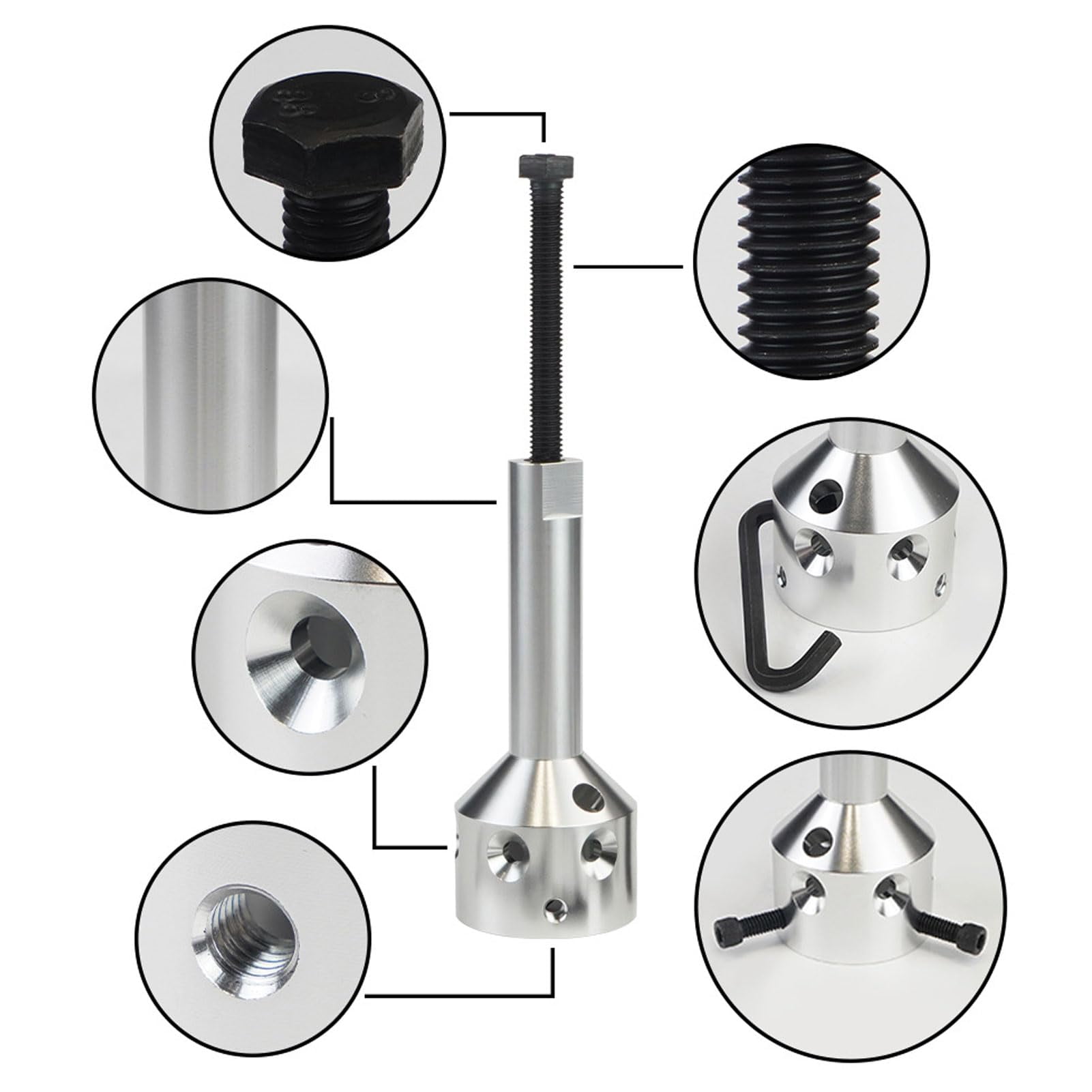 Sensible Products UP-1 Ultimate Hub Fan Blade Blower Wheel Puller, Compatible with HVAC Motor Shafts, Steel Construction