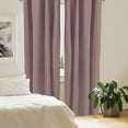 thumbnail image 2 of Ambesonne Geometric Curtains, Small Circles Squares, Pair of 28"x84", Dark Coral White Grey, 2 of 5