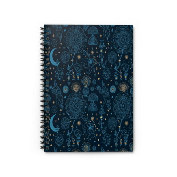 Cottage Core Spiral Notebook - Ruled Line