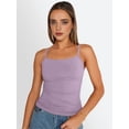 thumbnail image 5 of Womens Adjustable Camisole Sleeveless Square Neck Spaghetti Strap Tank Tops Basic Shirt XXL, 5 of 8