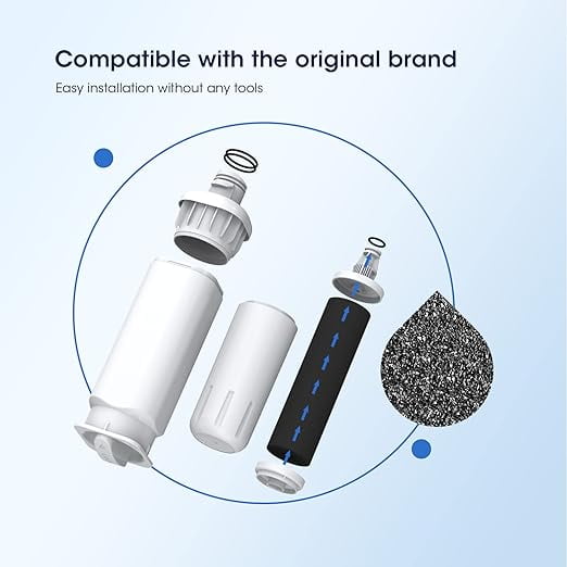 Great Value Replacement Water Filter for Samsung Fridge DA97-17376B, 02164 - White 1-Piece