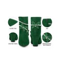thumbnail image 3 of BLISSFUL STEP Women's Ankle Boots Butterfly Rhinestone Strap Chunky Heels Pointed Toe Boots Green 9.5, 3 of 6