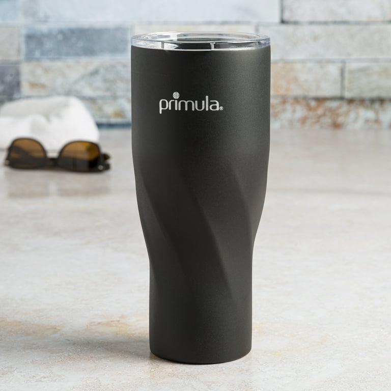 Primula Avalanche Double Wall Vacuum Sealed Stainless Steel Thermal  Insulated Tumbler, Reusable Thermos, 32 Ounce, Matte Black 