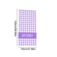 thumbnail image 3 of Plaid Pattern Beach Towel, 70x150 cm, Soft Polyester, Quick-Dry, Absorbent, Lightweight Travel and Pool Towel, Multiple Colours Available, 3 of 6