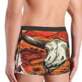 thumbnail image 4 of Bingfone Western Desert Cactus Ram Skull Men's Underwear - Casual Stretch Boxer Briefs-X-Large, 4 of 7