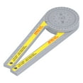 thumbnail image 4 of Miter Saw Protractor, Angle Finder Ruler Plastic 360 Degree  for Measuring for DIY Home Improvement for Replacement for Building Trades, 4 of 7