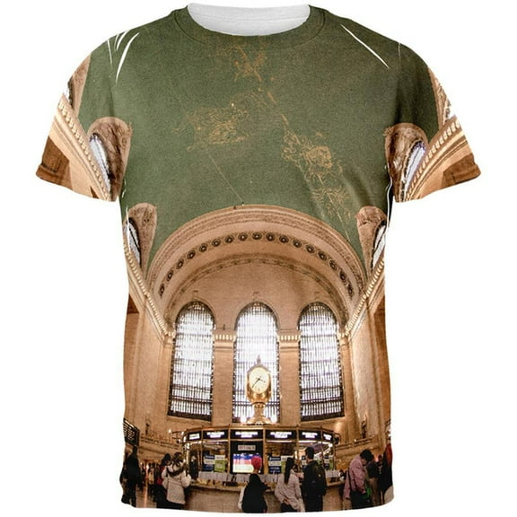 Grand Central Terminal All Over Adult T-Shirt - Small