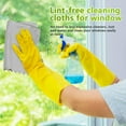 thumbnail image 2 of Grey Microfiber Glass Cleaning Cloths-6PK, 16"x14" Lint Free Window Cleaning Cloth, Glasses, Mirrors, Screens, Stainless Steel, Premium Microfiber Wipes for Cleaning, Glass and Window Cleaner, 2 of 4