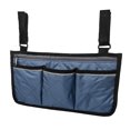 thumbnail image 1 of TFixol Bolsas laterales para reposabrazos de silla de ruedas con tiras reflectantes para colgar lateralmente en silla de ruedas, 1 of 8