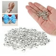 thumbnail image 5 of 300Pcs Small Bells Iron Material Silver Mini Pendant Jewelry Handicraft Accessories 6mm, 5 of 5