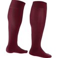 thumbnail image 4 of Nike Classic II Cushion Over-the-Calf Football Sock SX5728-677 X-Small, Maroon/White, 4 of 11