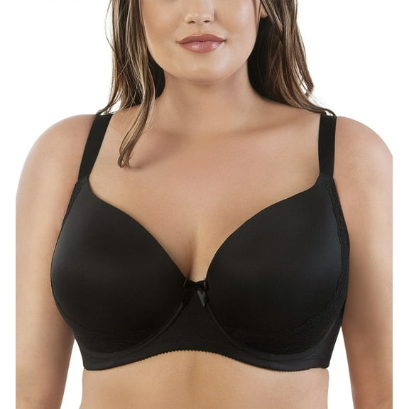 Parfait Casey Molded Plunge Underwire Bra (2801),40H,Black