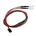 thumbnail image 4 of 2 piezas, luz blanca, accesorio perfecto para vehículos modelo, juego de faros LED de 5 mm para coches de deriva RC 1/10, 4 of 8