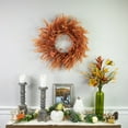 thumbnail image 3 of Northlight Pampas Grass Artificial Fall Harvest Wreath - 24" - Peachy Pink, 3 of 5
