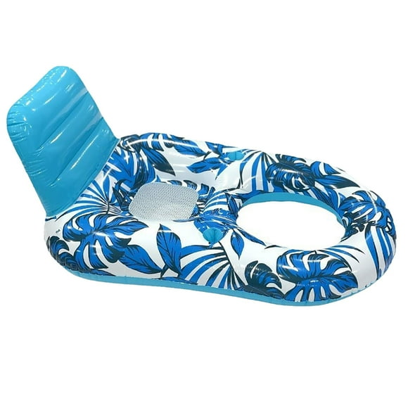 asddcavvf Portable Leaf Lounger Inflatable Floating Pool Swing Chair Relax In Style On Water