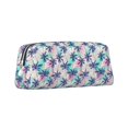 thumbnail image 2 of Uemuo Palm Leaves Printed Leather Pencil Case, Pencil Pouch, Portable Pencil Bag, Pen Case for& Office, 2 of 7