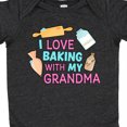 thumbnail image 4 of Inktastic I Love Baking with My Grandma Girls Baby Bodysuit, 4 of 5
