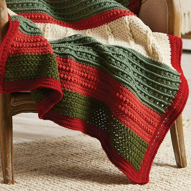 Herrschners Mahogany Blanket Crochet Kit