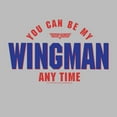 thumbnail image 2 of Women's Top Gun You Can Be My Wingman Anytime  Racerback Tank Top, 2 of 4