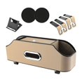 thumbnail image 4 of jiaping Car Headrest Back Seat Hanging Storage Box Stylish Practical with 2 Coasters Beige, 4 of 9