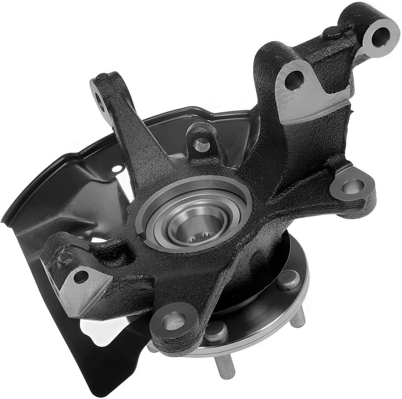 Detroit Axle Front Left Steering Knuckle & Wheel Hub Bearing