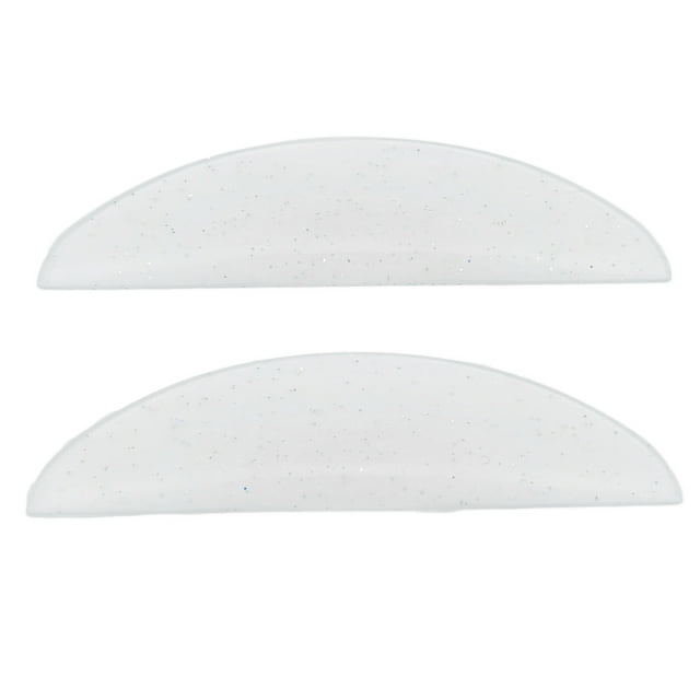 Silicone Eyelash Perming Curler Pads Reusable Lash Lift Rods with Storage Box Sparkle Clear White Soft for Home Professional Salon