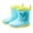 Blue, variant on Zwiiyzr Toddler Boys Girls Shoes 18 Months-10.5 Years Rain Booties Cute Dinosaur Baby Infant Kids Cartoon Rain Booties Yellow