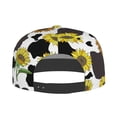 thumbnail image 4 of Haiem Sunflowers Country Classic Snapback Cap Flat Bill Hat Baseball Cap Adjustable Size Cotton Dad Hat, 4 of 9