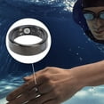 thumbnail image 4 of Bague de Suivi Intelligente, Compteur de Pas Écran Tactile Contrôle par Application Bague Intelligente Traqueur de Santé Intelligent pour Fêtes Diamètre Intérieur 8 16mm/0.62 Po, 4 of 7